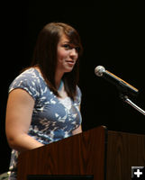 Brindi McGinnis. Photo by Pam McCulloch, Pinedale Online.