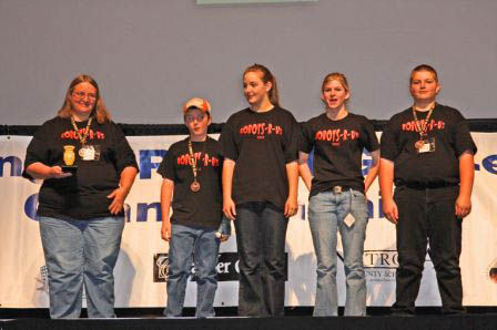 Big Piney-Marbleton-LaBarge team. Photo by Robin Schamber.