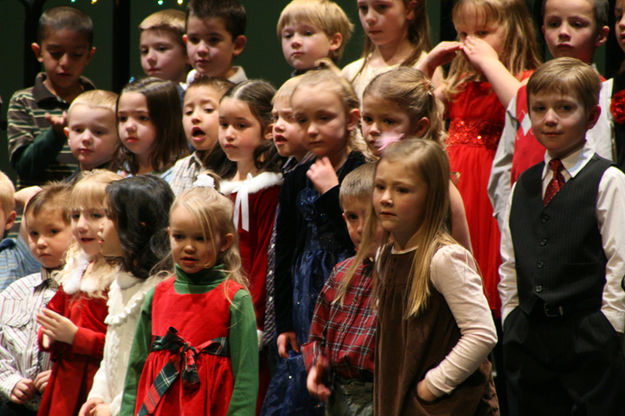 On Stage. Photo by Pam McCulloch, Pinedale Online.