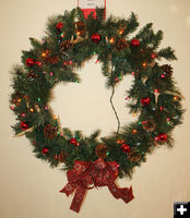 Ridleys wreath. Photo by Dawn Ballou, Pinedale Online.