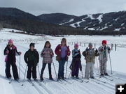 4th Graders. Photo by Bob Barrett, Pinedale Ski Education Foundation.