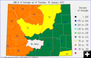 Wyoming Snow Water. Photo by Sublette Extension Ag and Resources.