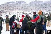 Cleanup. Photo by Cat Urbigkit, Pinedale Online.