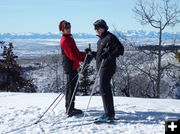 Skiing Skyline. Photo by Bob Barrett, Pinedale Ski Education Foundation.