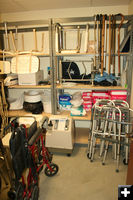 Lending Closet. Photo by Dawn Ballou, Pinedale Online.