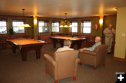 Pool Room. Photo by Dawn Ballou, Pinedale Online.