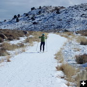 CCC Ponds Pathway. Photo by Bob Barrett, Pinedale Ski Education Foundation.