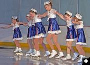 Synchronized Skate Team. Photo by Kaitlyn McAvoy, Pinedale Roundup.