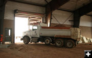 Dump Truck. Photo by Dawn Ballou, Pinedale Online.