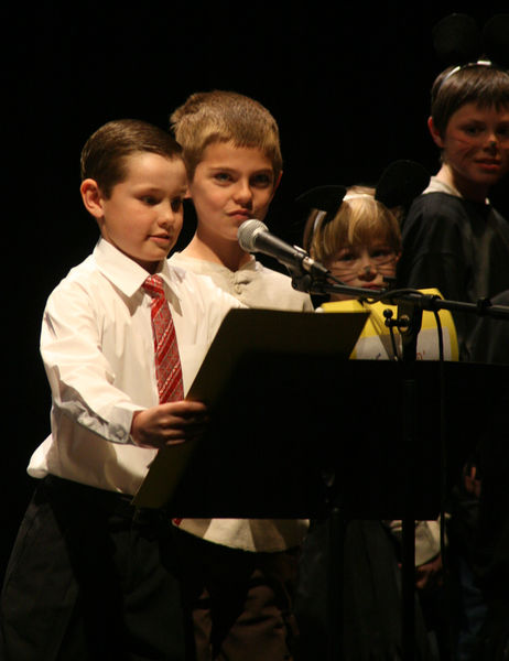 Narrators . Photo by Pam McCulloch, Pinedale Online.