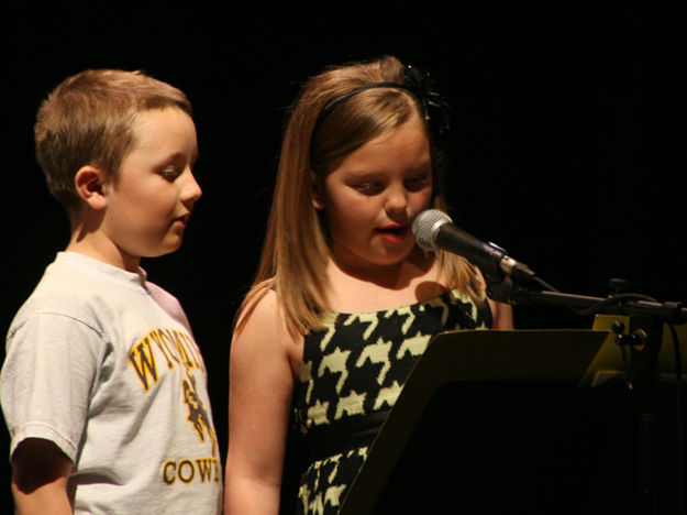 Narrators . Photo by Pam McCulloch, Pinedale Online.