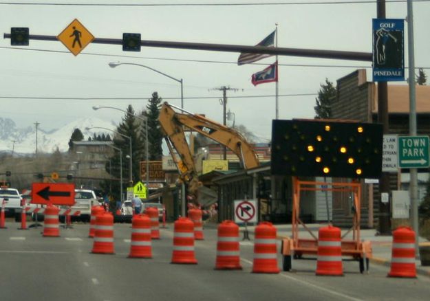 Franklin Ave. Photo by Dawn Ballou, Pinedale Online.