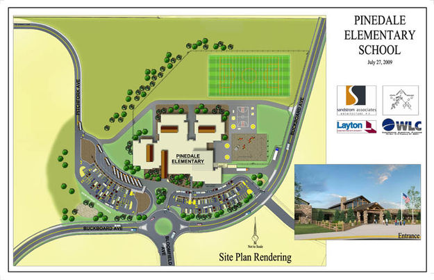 Floor Plan Rendering. Photo by Sublette County School District #1.