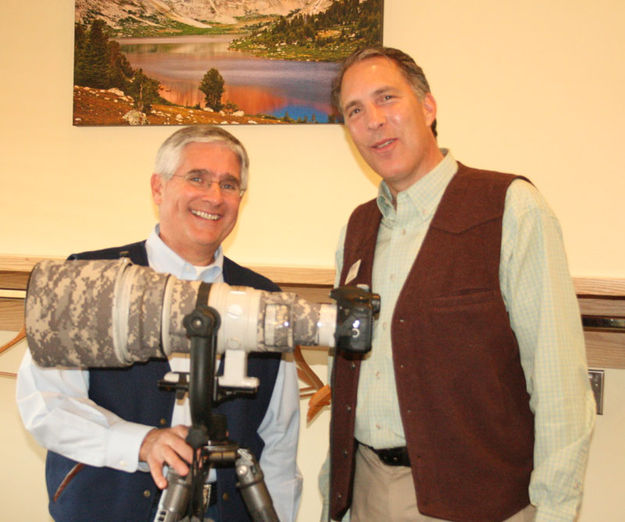 Dave and Colin Simpson. Photo by Dawn Ballou, Pinedale Online.