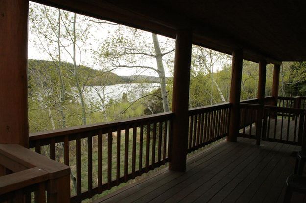 Deck View. Photo by Dawn Ballou, Pinedale Online.