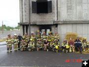 Firefighter Training. Photo by John Ball, Sublette County Firefighters.