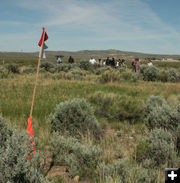 Building Location. Photo by Dawn Ballou, Pinedale Online.