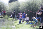 Fishing. Photo by Pam McCulloch, Pinedale Online.