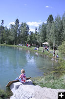 Kid's Fishing Pond. Photo by Pam McCulloch, Pinedale Online.