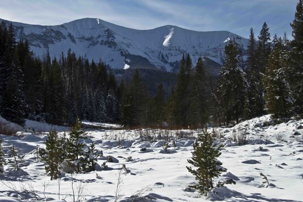 Triple Peak snow. Photo by Dave Bell.