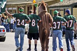 The tail end of Homecoming. Photo by Megan Rawlins, Pinedale Roundup.