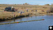 Boom deployment. Photo by QEP Resources, Inc..