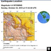 Oct. 24 Earthquake. Photo by United States Geological Survey.