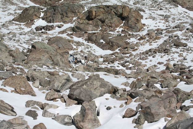 Crash site. Photo by Fremont County Sheriffs Department..