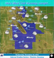 Dangerous Wind Chill. Photo by National Weather Service.