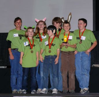 Pinedale Middle School team. Photo by Robin Schamber.