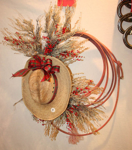 Green River Valley Museum wreath. Photo by Dawn Ballou, Pinedale Online.