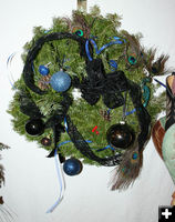 Encana-Jennifer Gibson wreath. Photo by Dawn Ballou, Pinedale Online.