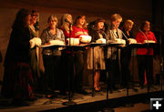 Holiday songs. Photo by Dawn Ballou, Pinedale Online.