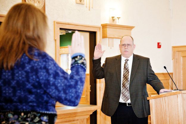 Dave Lankford, new Sheriff. Photo by Tara Bolgiano.