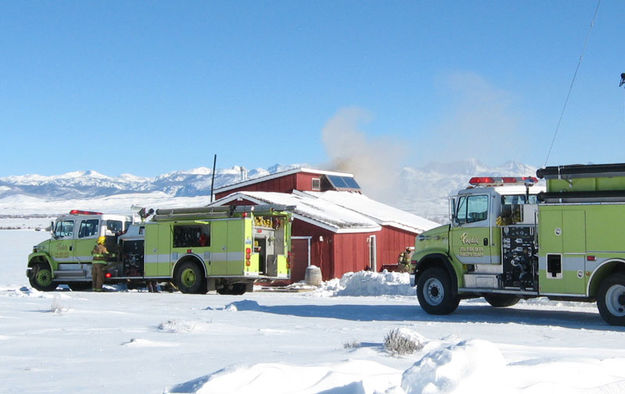 House fire. Photo by T.J. Hunt.