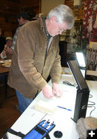 Photo recording artifacts. Photo by Dawn Ballou, Pinedale Online.