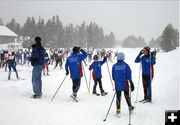 Watching the start. Photo by Bonnie Chambers.