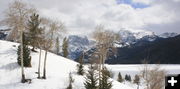 Winter at Green River Lakes. Photo by Fred Pflughoft.