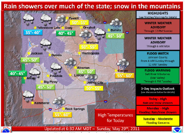 Wyoming Weather Story. Photo by National Weather Service.