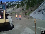 Big Oozing Blob. Photo by Wyoming Department of Transportation.