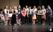 Senior Class honors Mr. Sheppard. Photo by Bob Rule.