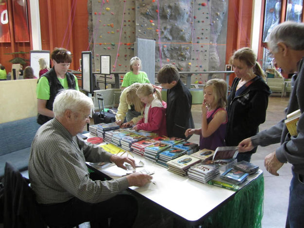 Book Signing. Photo by Bill Winney.