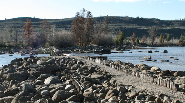 Old dam. Photo by Dawn Ballou, Pinedale Online.