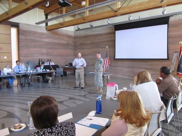 Presentation. Photo by Bill Winney.