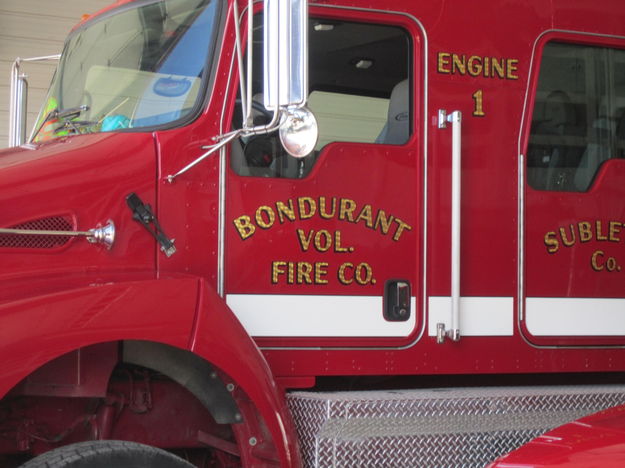 Bondurant VFD. Photo by Bill Winney.