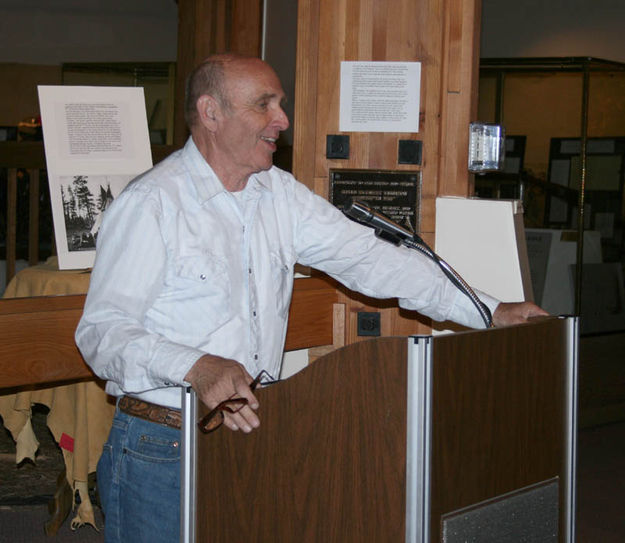 Dr. Fred Gowans. Photo by Dawn Ballou, Pinedale Online.