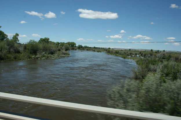 East Fork - downstream view. Photo by Dawn Ballou, Pinedale Online.