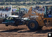 Car Removal. Photo by Clint Gilchrist, Pinedale Online.