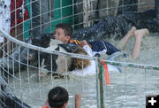 Greased Pig Contest. Photo by Dawn Ballou, Pinedale Online.