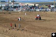 Shovel Race Barrels. Photo by Dawn Ballou, Pinedale Online.